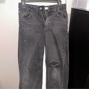 Zara Gray/Black Jeans